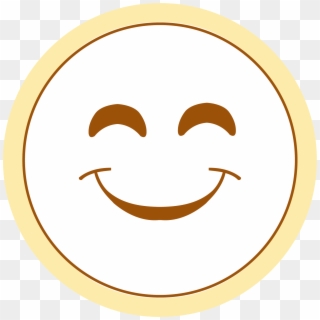 Very Happy Smiley Face Clipartly - Circle - Png Download