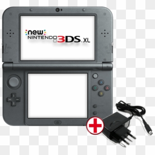 Pack Consola New 3ds Xl Negro Metálico - 3ds Xl Clipart