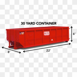 The 30 Yard Dumpster Holds About Nine Full Size Pick - 15 Yard Roll Off Dumpster Clipart