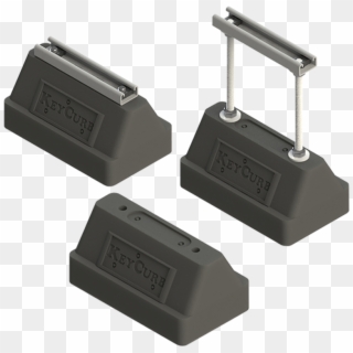 Keycurb Rooftop Base, Strut, And Extension - Rubber Stamp Clipart