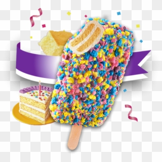 Picture Of Good Humor- Birthday Cake 24ct - Good Humor Birthday Cake Ice Cream Bars Clipart