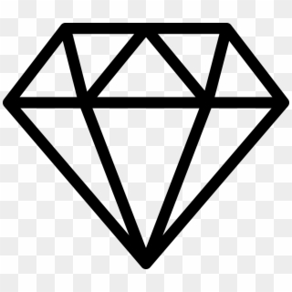 Diamond Urbanbrush - Diamond Icon Png Clipart