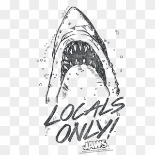 Jaws Locals Only Toddler T Shirt Clipart