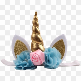 Gold Unicorn Headband Clipart
