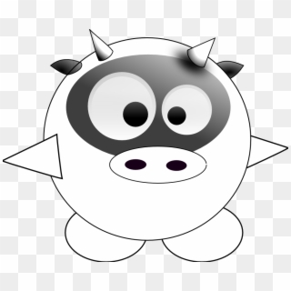 Baby Tux Cow Baby Tux Vache No Logo Black White Line Clipart