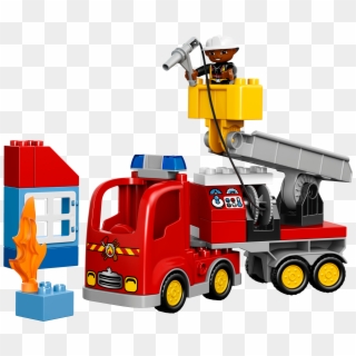 Duplo Lego Fire Engine Clipart