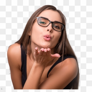 Woman With Glasses Png Clipart