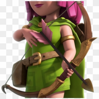 Clash Of Clans Clipart Archer - Arqueira Clash Of Clans Personagens - Png Download