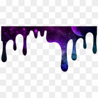 #dripping #melting #galaxy #space #background #overlay - Dripping Galaxy Clipart