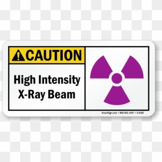 High Intensity X-ray Beam Sign - Xray Beam Clipart
