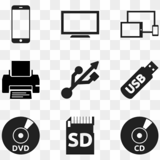 Data And Devices - Graphic Design Clipart