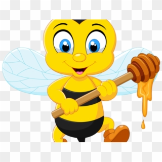 Bee Clipart King - Cartoon Honey Bee Png Transparent Png