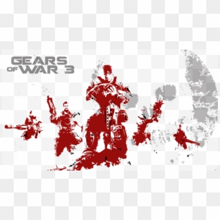 Gears Of War 3 Logo Png - Gears Of War Png Clipart