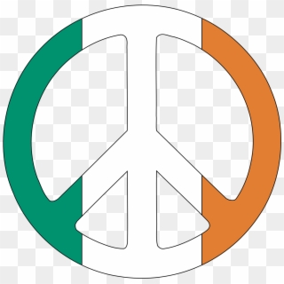 Free Peace Sign Clip Art Clipart To Use Resource - Ireland Peace Sign - Png Download