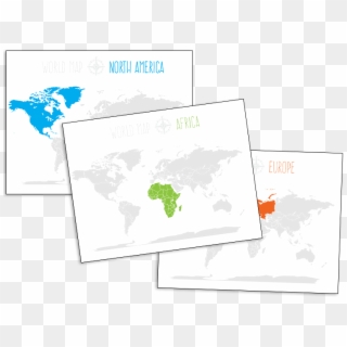World Map Outline - Many Continents Are There In The World Clipart