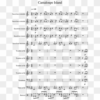 Cantaloupe Island Sheet Music For Alto Saxophone, Tenor - Cantaloupe Island Tenor Sax Clipart