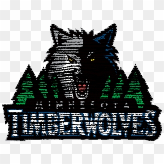Minnesota Timberwolves 2008-present Primary Logo Distressed - Minnesota Timberwolves Clipart