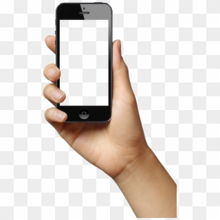 Phone In Hand - Hand With Smartphone Png Clipart