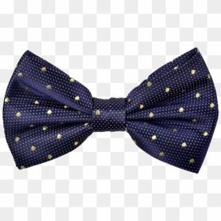 Spotted Marley Bow Tie In Yellow - Polka Dot Clipart