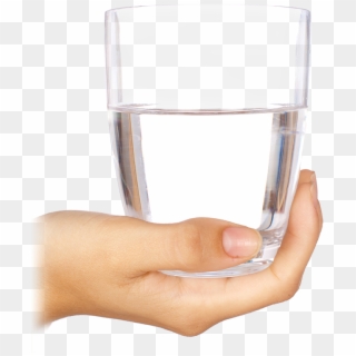 Hand Holding Glass Of Water - Distilled Water Clipart