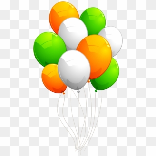 Irish Balloons Transparent Png Image - Orange And Green Balloons Png Clipart