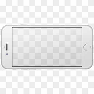 White Iphone Transparent - Smartphone Clipart