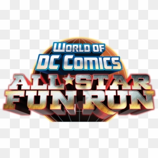 World Of Dc Comics All Star Fun Run - Poster Clipart