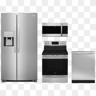 Freeuse Download Microwave Clipart Kitchen Appliance - Samsung Appliance Set Png Transparent Png