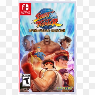 Capcom Street Fighter 30th Anniversary Collection - Street Fighter Collection Switch Clipart