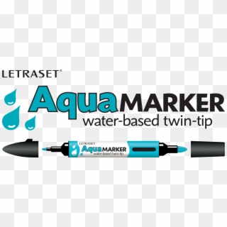 Aquamarker Wtt Pen Logo - Letraset Aqua Markers Clipart