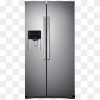 Two Door Refrigerator Png Transparent Image - Side By Side Samsung Refrigerator Clipart