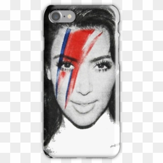 Kim Kardashian Ziggy Stardust Iphone 7 Snap Case - David Bowie Clipart