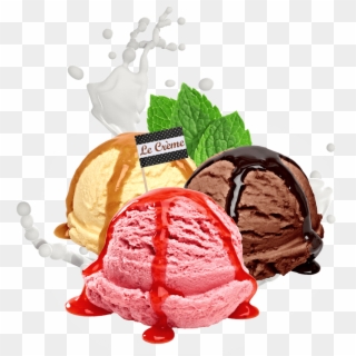 Le Crème Roma - Ice Cream Scoops Balls Clipart