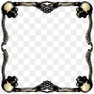 1600 X 1600 25 - Skull Gothic Frames Png Clipart