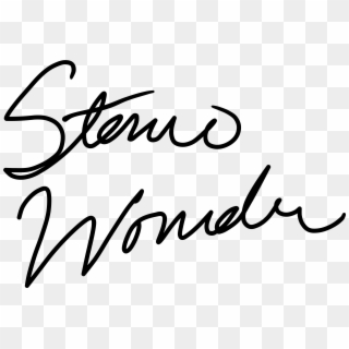 Stevie Wonder Signature - Stevie Wonder Logo Clipart