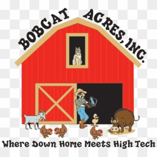 Bobcat Acres Logo Large - Cartoon Clipart