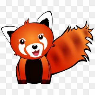 Drawn Red Panda Face - Red Panda Free Clipart - Png Download