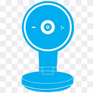 Security Camera Icon Png 502907 - Ip Camera Icon Blue Clipart