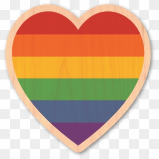 Pride Rainbow Heart - Heart Clipart