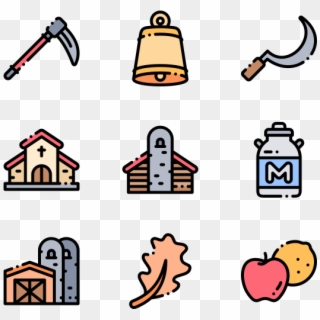 In The Village Clipart