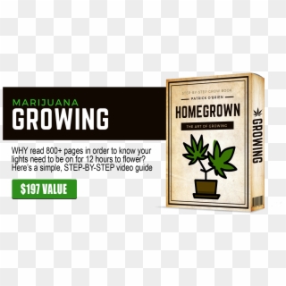 Marijuana Grow Book Clipart