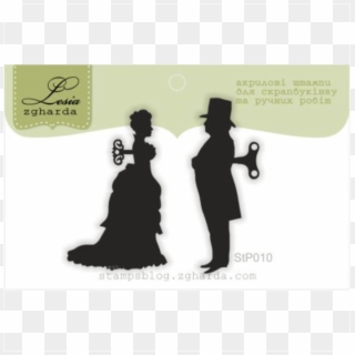 {stp010} Stamp Set "silhouette" - Bride Clipart
