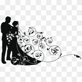 0 8e06d 9b7de727 Orig Wedding Art, Wedding Couples, - Wedding Clipart - Png Download