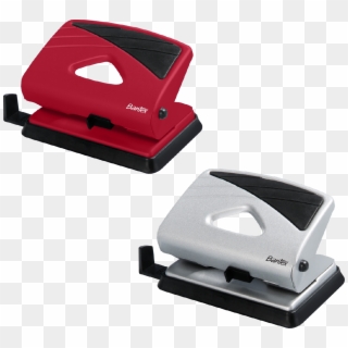 Two Paper Punch Machines - Bantex Medium Punch 2 Hole Red Clipart