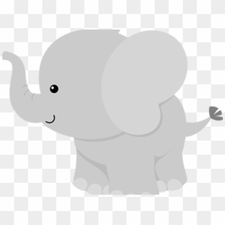 Elephant Clipart Baby Shower - Bebe Elefante Tierno Animado - Png Download