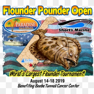 Flounder Pounder Open - Pull Fish Out Of Water Clipart
