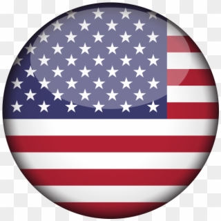 The United States Flag - Us Flag Clipart Round - Png Download