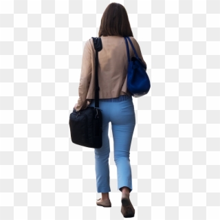 1 - Woman Walking Back Png Clipart