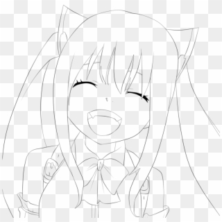 Jpg Library Library Wendy Marvell Smile Lineart - Line Art Clipart