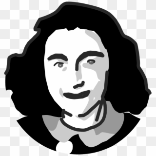 Silhouette Of Anne Frank Clipart